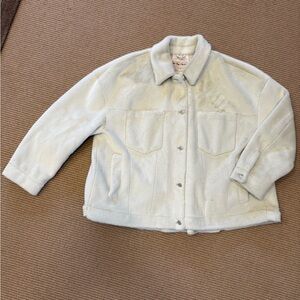 Free People, We The Free Off-White Pony Jacket